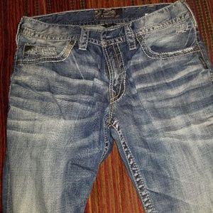 Men's Silver Jeans - Zac